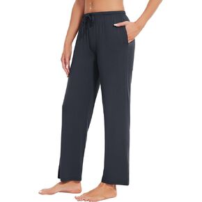 Pajama Pants for Women Soft Pajamas Bottoms Wide Leg Lounge Comfy Viscose from Bamboo Pj Sweatpants S-XXL