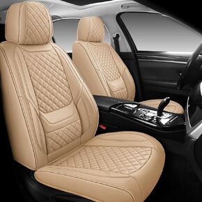 Full Coverage Car Seat Covers Universal Fit for Cars SUVs Pick-up Trucks with Waterproof Leatherette in Automotive Vehicle Interior Accessories