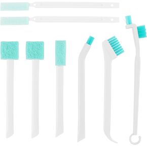 8 Pack Small Cleaning Brush,Crevice Cleaning Brush, It can Easily Handle Bottles, Cup lids, Keyboards, car air Conditioner Vents, Blinds and Many Other Places That Other Brushes Cannot Reach