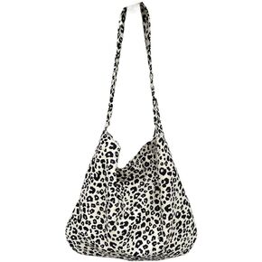Leopard Shoulder Bag for Women Soft & Lightweight Large Tote Purse Handbag Travel Satchel Women's Gift