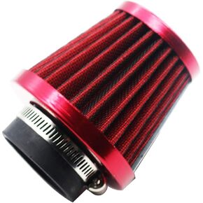 Motorcycle Air Intake System Filters Universal 42mm 43mm 44mm Clamp-on Pod Intake Cleaner Chrome End Caps for Yamaha Honda Suzuki Kawasaki Motorcycles Dirt Bike ATV Moped Pit Bike Scooter Vintage