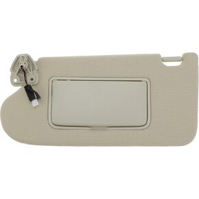 Motoforti Left Driver Side Car Sun Visor, Sun Visor Assembly, for Nissan Maxima 2016-2021, Plastic, with Mirror and Light, Gray