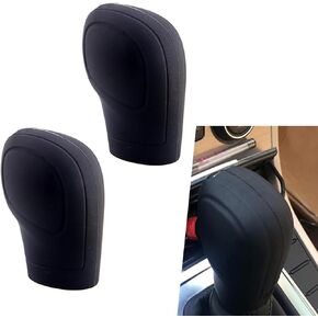 2 PCS Car Gear Shift Knob Cover, Anti-Slip Auto Knob Gear Stick Protector, Silicone Automatic Gear Shift Knob Cover Universal for Most Cars