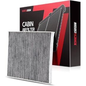 Torchbeam CF10134 Cabin Air Filter Fit for Honda CR-V 2007-2013 2016, Civic 2014 2015/2006-2012 1.3L 1.8L, Accord 2003-2022, Pilot 2009-2022, Odyssey 2005-2017, MDX 2007-2020 w/Activated Carbon