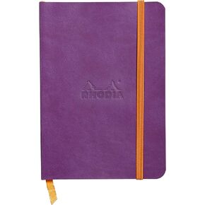 Rhodia Rhodiarama SoftCover Notebook - 72 Dots Sheets - 4 x 5 1/2 - Anise Cover (117356C)