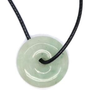 Type A Certified Jadeite Jade Necklace Pendant Disc Series std (34)
