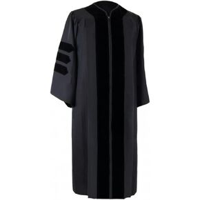 CLERKMANS Unisex Classic Doctoral PhD Graduation Gown