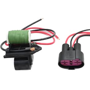 13427160 Fan Blower Motor Resistor with Plugs Connector, Replacement for Chevrolet Cruze 1.4L 1.8L 2.0L, Replacement for Buick Verano 2.4L, Replaces 13427161, 13360890, 13289627
