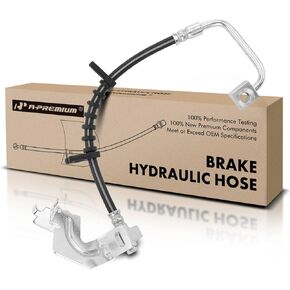 A-Premium Rear Passenger Outer Brake Hydraulic Hose Compatible with Dodge, Chrysler and Volkswagen Models - Grand Caravan 2008-2011, Town & Country 2008-2011, Routan 2009-2011