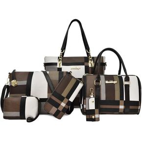 DENGSHANYANG Designer Purses and Handbags for Women Satchel Shoulder Bag Tote Top Handle Bag
