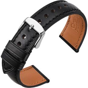 ANNEFIT Watch Bands 18mm 20mm 22mm, Premium Full Grain Leather Watch Straps for Men and Women