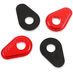 4 Pcs Motorcycle Turn Signal Adapter Spacers,Fit with MT 09 FZ 09 MT07 FZ07 MT01 MT03 MT25 TENERE 700 Tracer 900 FJ09 YZF R1 R3 R6 R7 R9 R15 R25 XSR700 XSR900 Tmax 530(black)