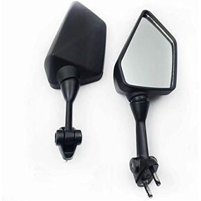 Motorcycle Black Left and Right Rearview Side Mirror For KAWASAKI NINJA 250R EX250 2008-2013