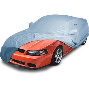 iCarCover Custom Car Cover for 1979-2004 Ford Mustang GT, Mach 1, SVT Cobra Waterproof All Weather Rain Snow UV Sun Protector Full Exterior Indoor Outdoor Car Cover