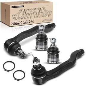 A-Premium Set of 4, Front Lower Ball Joint, Outer Tie Rod End, Compatible with Honda Civic 1992-2000, Civic del Sol 1993-1997, CR-V 1997-2001, Acura EL 1997-2000, Integra 1994-2001