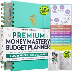 Budget Planner & Bill Organizer - A 12 Monthly Planner Journey to Financial Freedom, Undated Budget Book, Budget Organizer and Budget Planner with Cash Envelopes in Kuwait