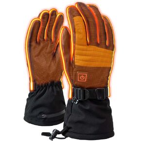 Vertex ll Heated Ski/Snowboard Gloves - 6 Hours of Heat | Battery and Charger Included | 3 Heat Settings | Heat Up and Around Each Finger