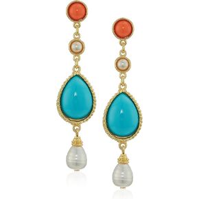 Santorini Turquoise Coral Stone