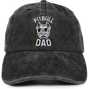 InnoBeta Pitbull Dad Baseball Cap for Men, Pitbull Hat Gifts for Pitbull Dad