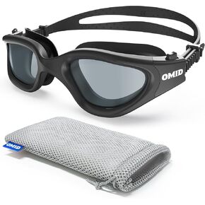 OMID Swim Goggles, P2 Lite Comfortable Anti-Fog Swimming Goggles for Men Women