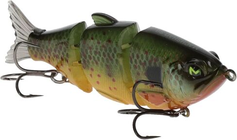 Lew's Mach Shad Jointed Swimbait Fishing Lure, Pearl Orange Belly, 7/16oz in Saudi Arabia