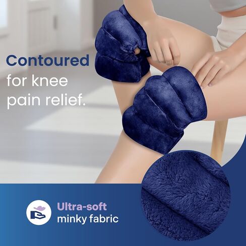 REVIX Microwave Heating Pad for Knee Pain Relief & Arthritis Elbow,Muscle and Joint, Microwavable Heated Knee Wrap for Tennis Elbow Treatment, Men and Women in Kuwait