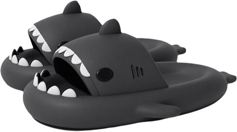 Shark Slides for Men and Women, Cloud Fun Animal Slipper for Adult, Cozy Non-Slip Shark Sandals for Bathroom, Outdoor in Saudi Arabia