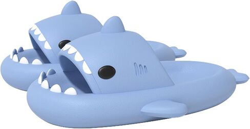 Shark Slides for Men and Women, Cloud Fun Animal Slipper for Adult, Cozy Non-Slip Shark Sandals for Bathroom, Outdoor in Saudi Arabia