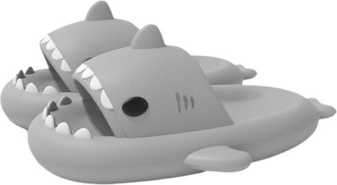 Shark Slides for Men and Women, Cloud Fun Animal Slipper for Adult, Cozy Non-Slip Shark Sandals for Bathroom, Outdoor in Saudi Arabia