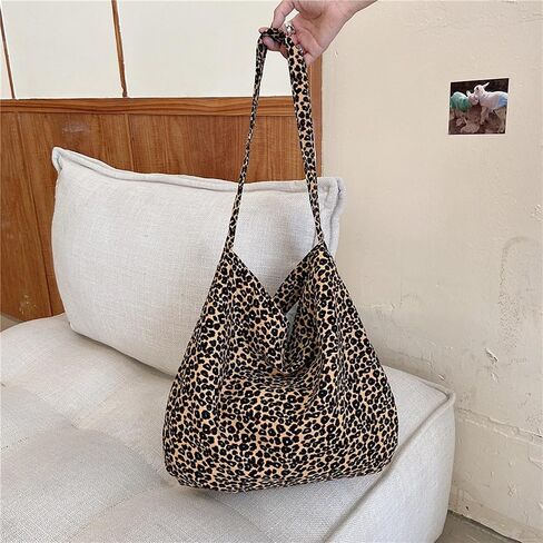 Leopard Shoulder Bag for Women Soft & Lightweight Large Tote Purse Handbag Travel Satchel Women's Gift in Kuwait