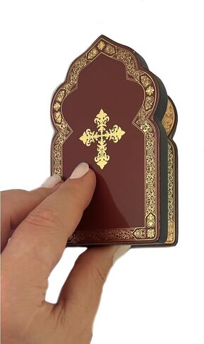 Needzo المعالج الروسي القديس سانت بانتيليمون أيقونة أرثوذكسية خشبية ومريم العذراء ملكة جميع ملجأ المرضى والسرطان الذين يعانون من ثنائي، 10.16 سم، شكل قبة، رقائق ذهبية in Saudi Arabia