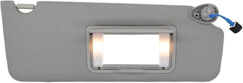 Driver Left Side Sun Visor Compatible with Honda Pilot 2017-2021,for Honda Ridgeline 2018-2020 Sun Visor Replace# 83280-TG7-A12ZA Car Sun Shade with Light and Mirror (Beige-Driver Left) in Saudi Arabia
