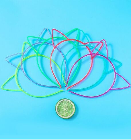 24 Pcs Glow in the Dark Headbands, luminous Hairhoop Hair Band Hair Accessories for Party, Festival,Concert in Saudi Arabia