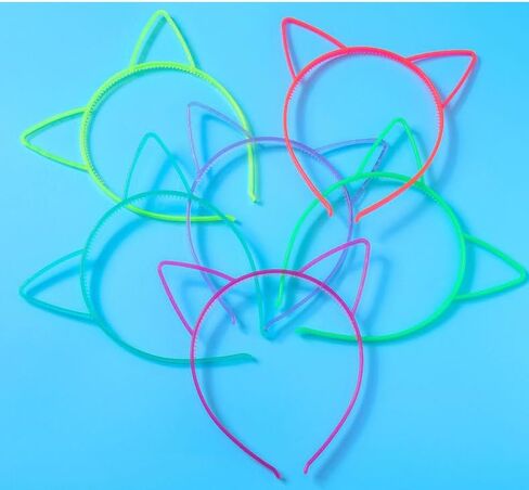 24 Pcs Glow in the Dark Headbands, luminous Hairhoop Hair Band Hair Accessories for Party, Festival,Concert in Saudi Arabia