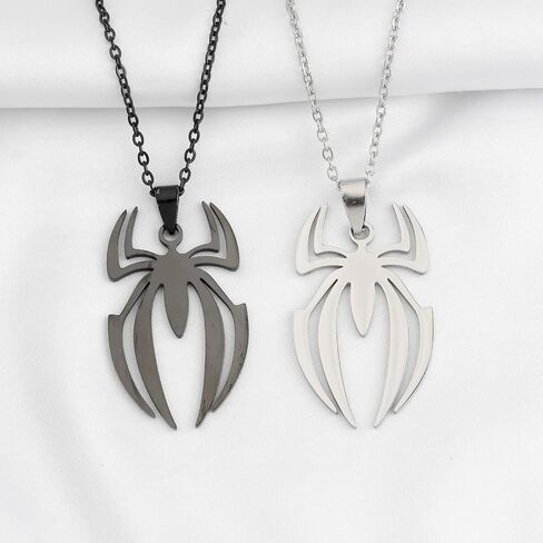 FUSTMW Spider Necklace Set Super Inspired Hero Gifts Spider Jewelry Gifts for TV Movie Fans Halloween Spider Gifts in Saudi Arabia