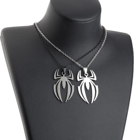 FUSTMW Spider Necklace Set Super Inspired Hero Gifts Spider Jewelry Gifts for TV Movie Fans Halloween Spider Gifts in Saudi Arabia