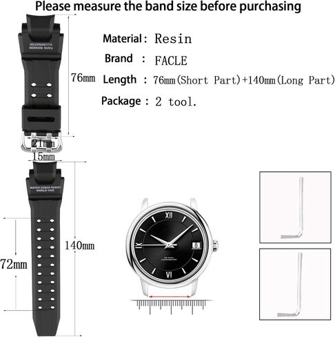 Men's Resin watch strap Replacement Fit for Casio G shock GW-A1100 GW-A1000 GW-4000 GA-1000 1100 1200 G-1400 Outdoor Sports Watch bands bracelet accessories in Kuwait