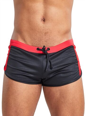 MIZOK Mens 3" Workout Running Shorts Bodybuilding Gym Quick Dry Athletic Shorts in Kuwait