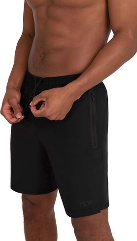TCA Elite Tech Gym Shorts Men Athletic Shorts Workout Running Shorts for Men with Zip Pockets in Saudi Arabia