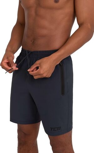 TCA Elite Tech Gym Shorts Men Athletic Shorts Workout Running Shorts for Men with Zip Pockets in Saudi Arabia