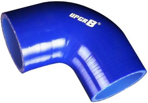 خرطوم السيليكون Upgr8 العالمي ذو 4 طبقات عالي الأداء 90 درجة (2.75 بوصة (70 مم، أزرق) in Kuwait