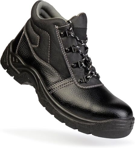 Boots Masters - مقدمة فولاذية آمنة - نعل فولاذي مقاوم للثقب - أحذية عمل مفيدة للبناء والمستودعات in Saudi Arabia