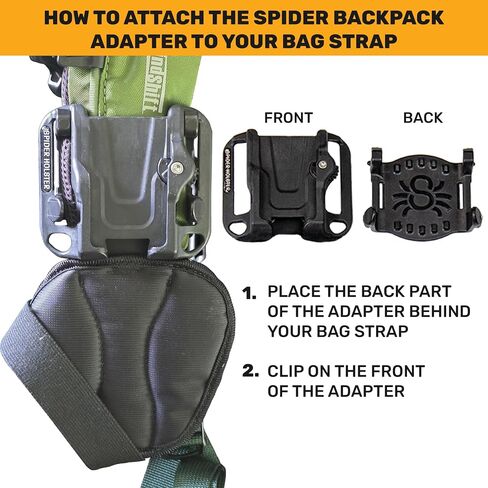 SPIDER HOLSTER – Clip-on Camera Holster and Camera Plate with Durable Stainless Steel Pin – Compatible with Any Belt in Saudi Arabia