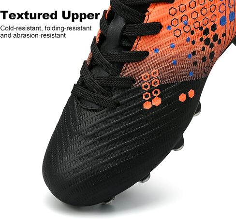 Kids Soccer Cleats for Boys and Girls Youth Football Cleats Outdoor Athletic Turf Soccer Shoes in Saudi Arabia