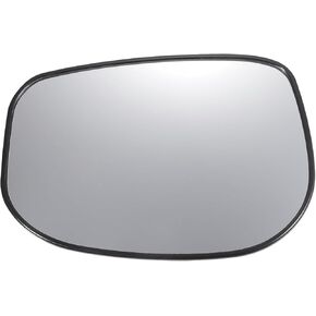 X AUTOHAUX Car Rearview Left Driver Side Mirror Glass Replacement W/Backing Plate Non-heated White Glass for Honda Jazz Fit 2009-2013