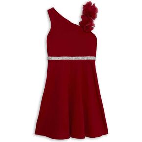 Speechless Girls' One Shoulder Skater Party Dress