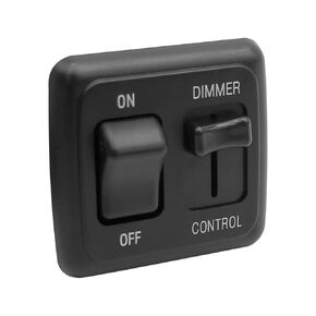 12V RV DC Toggle Switch with High Side Dimmer Control for Truck Marine Halogen Incandescent - RV and Strip Lighting