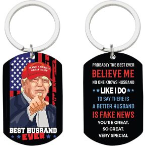 Gifts For Husband - Husband Gifts - Christmas Gifts For Husband - Husband Stainless Steel Keychain