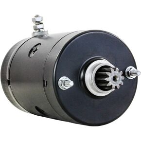 RAREELECTRICAL New 12V Black Starter Hitachi Type Compatible With Harley Davidson Motorcycles Electra Glide Flhc Flhtc 31570-73 Low Rider Fxrs Fxlr 31570-73B Tour Glide Flhtc Fltc 3157073T Fat Bob
