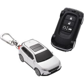 for Honda 2022 2023 2024 CR-V Civic Accord HR-V Pilot Key Fob Cover, Compatible with 2/3/4/5 Buttons Smart Remote Key - Black
